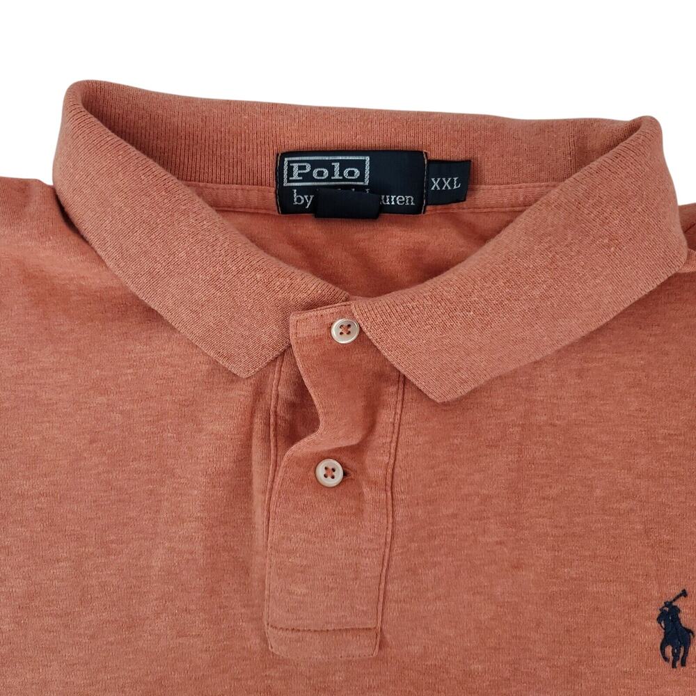 Vtg Polo Ralph Lauren Polo Shirt Mens 2XL Short Sleeve Classic 90s Y2K Preppy